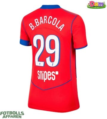 Paris Saint-Germain Bradley Barcola #29 Tredje Tröja Kvinnor 2025-26 Kortärmad
